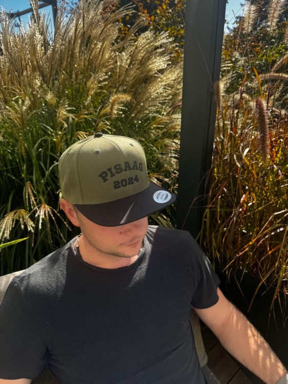 Czapka z daszkiem Pisaag Snapback, olive-black (3).jpg