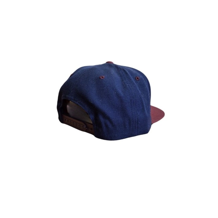 Czapka z daszkiem Pisaag Snapback, navy-maroon (1).jpg