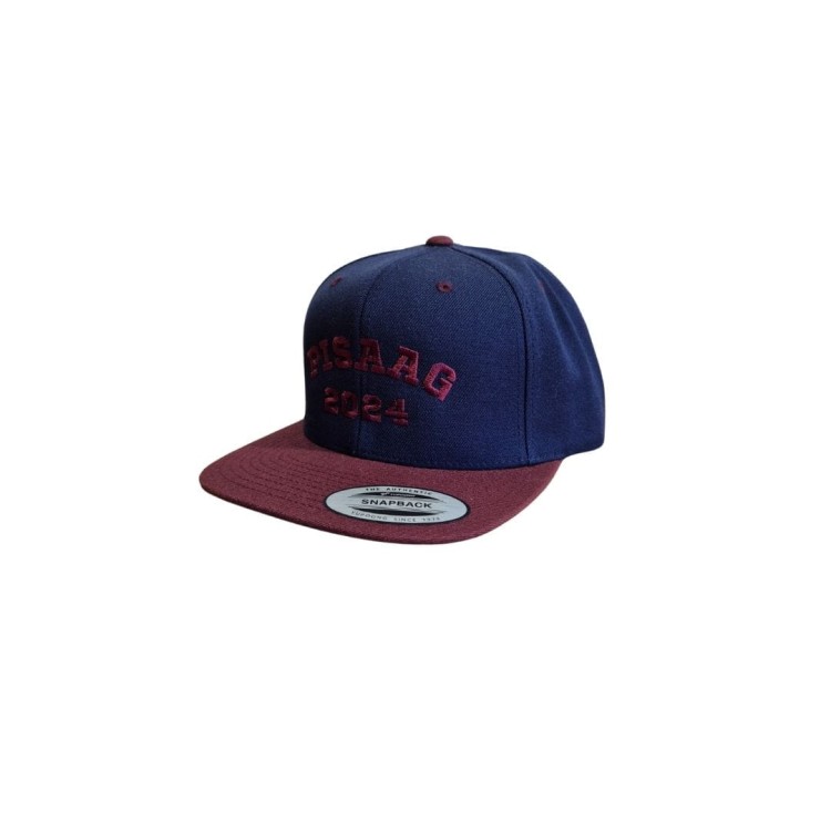 Czapka z daszkiem Pisaag Snapback, navy-maroon (2).jpg