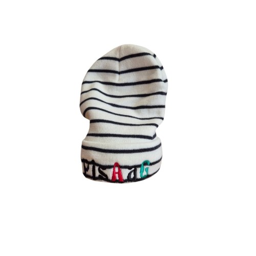 Czapka zimowa Pisaag Beanie, white-black (1).jpg
