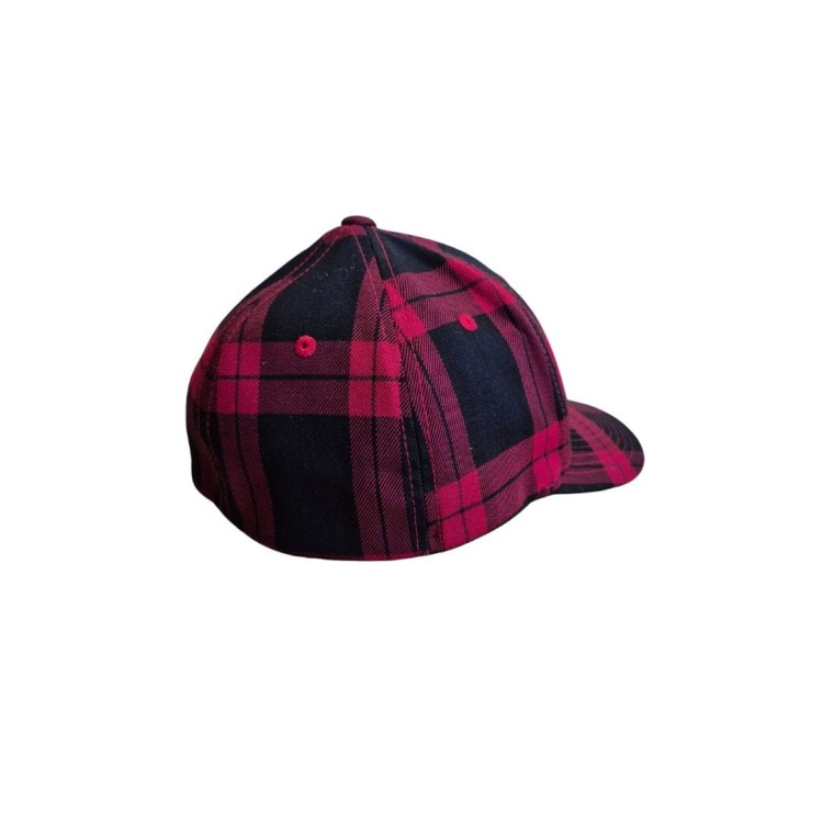 Czapka z daszkiem Pisaag Bejsbolówka Krata, red (2).jpg